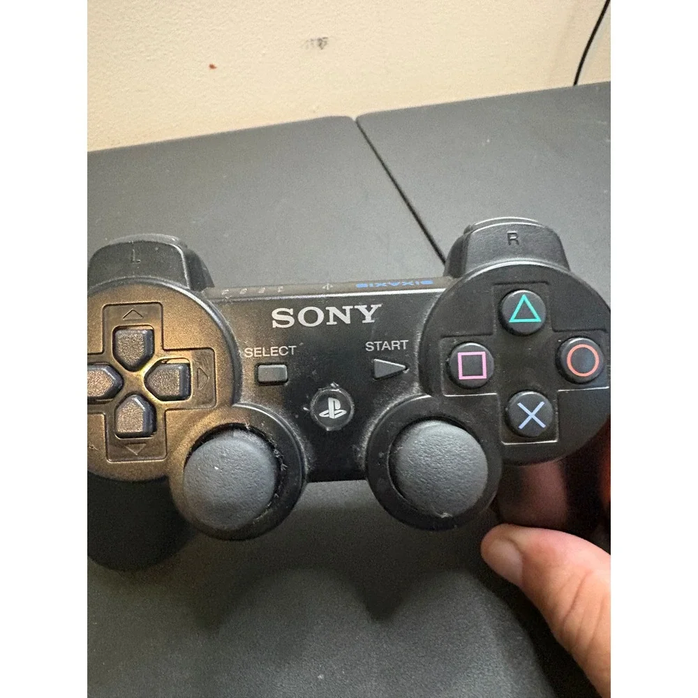 Sony PlayStation 3 PS3 Sixaxis WirelessControllerBlack CECHZC1U For Parts Repair